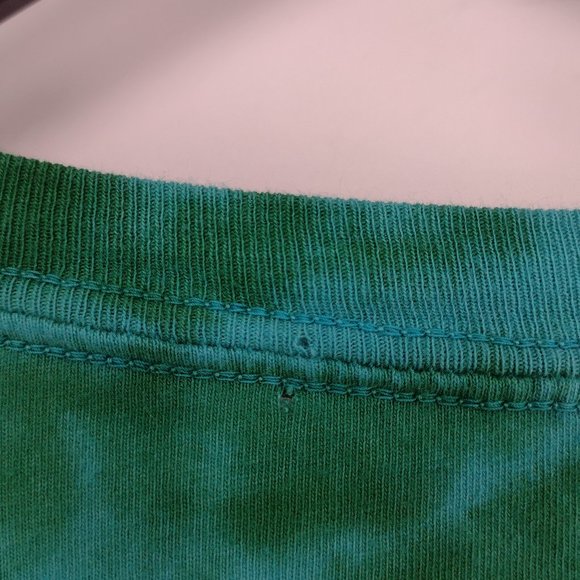 HUF Tie Dye Green & Blue Skate T-Shirt - Picture 5 of 5